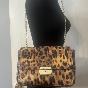 Anne Klein Leopard Print Shoulder Bag